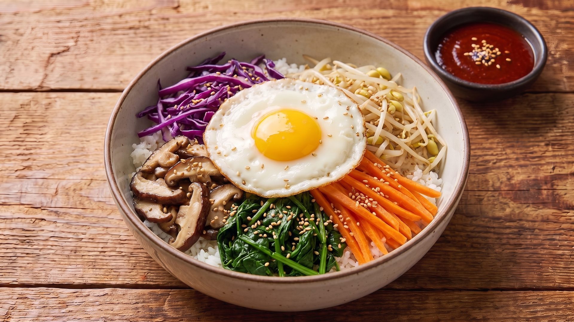 Jap chae and bibimbap, gluten-free