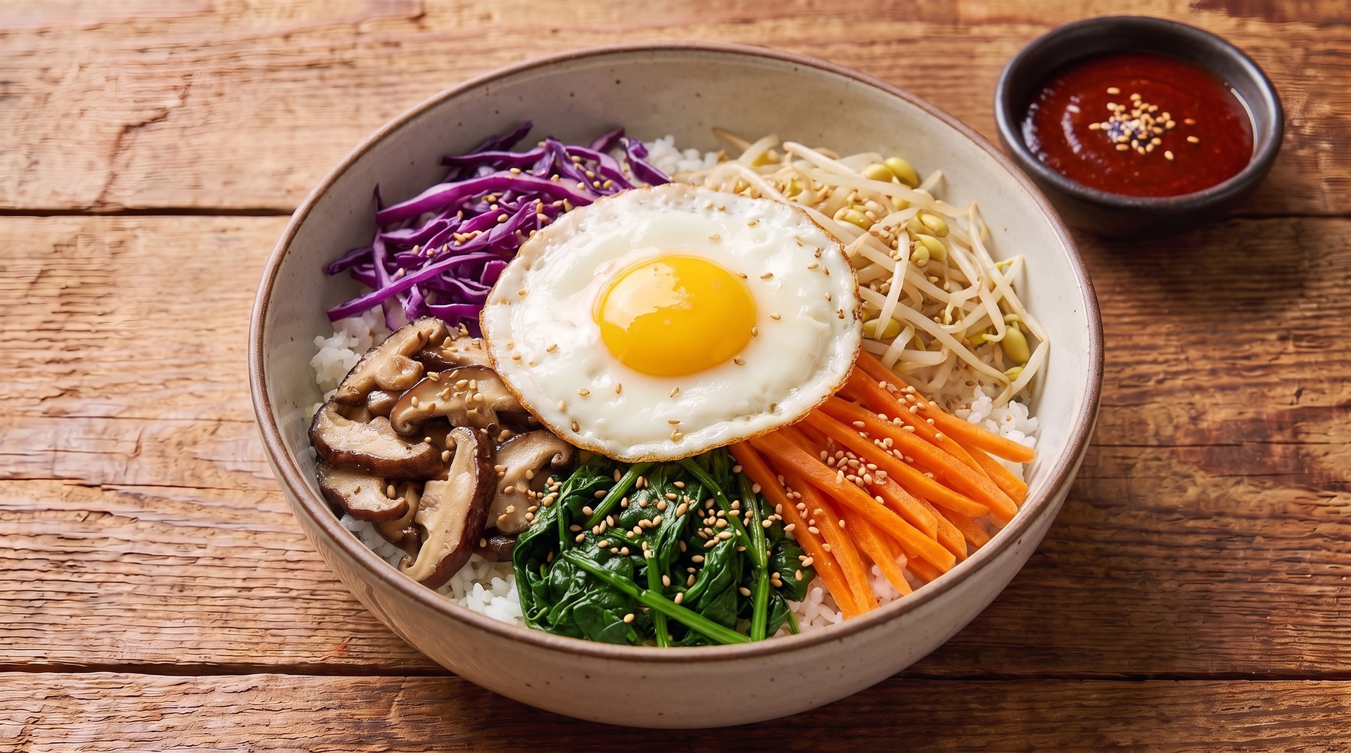 Jap chae and bibimbap, gluten-free